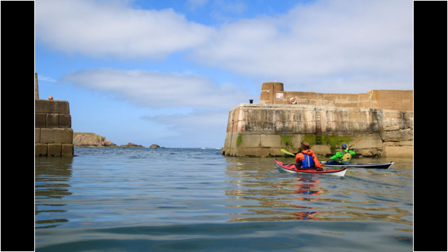 Portknockie Harbour Sea Kayak Bow Fiddle Rock Portknockie
