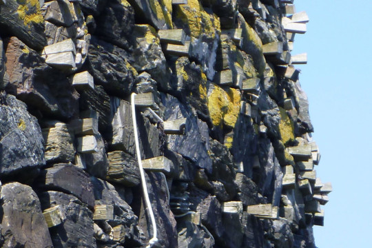 Portsoy Harbour wall Redhythe Point Portsoy