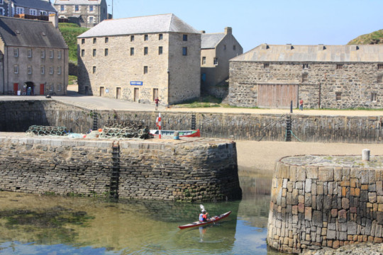 Portsoy harbour Sea Kayak Redhythe Point Portsoy